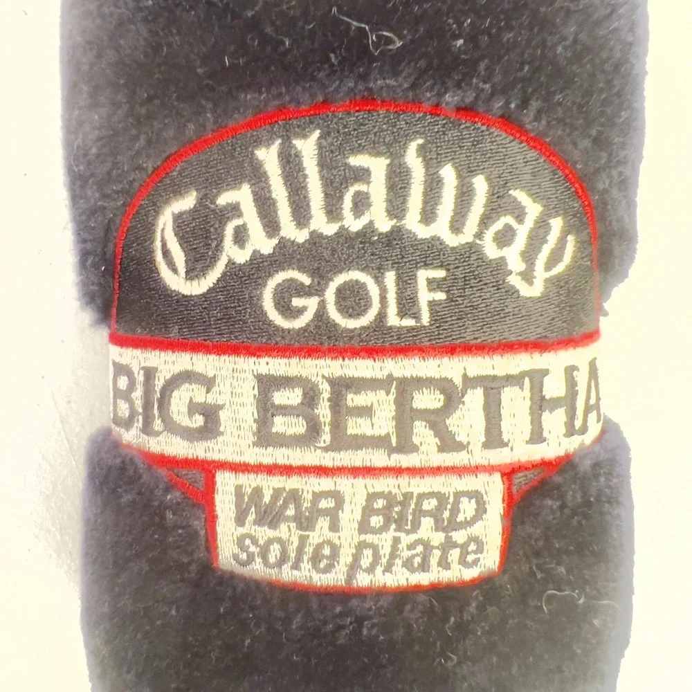 Callaway Big Bertha War Bird Wood Headcover Blue Knit Golf Club Cover Easy ID